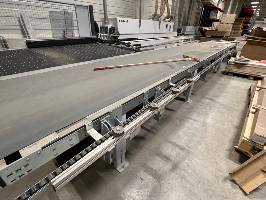 Werkstückrückführung Homag Automation TFU140